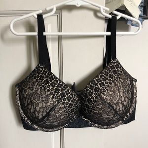 Black lace victoria’s secret push up bra